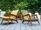 Set of Teak Lounge Chairs, 1950s 8