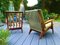 Set de Fauteuils en Teck, 1950s 6