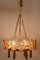 Gilt Brass and Cut Crystal Glass Model Juwel Chandelier from Palwa, 1970s, Image 5