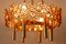Lámpara de araña modelo Juwel de latón dorado y cristal tallado de Palwa, años 70, Imagen 10