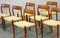 Danish Model 75 Dining Chairs, 1960s, Set of 7 5