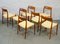 Danish Model 75 Dining Chairs, 1960s, Set of 7 2