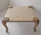 Grande Table Basse Vintage en Marbre et Jonc 7