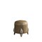 Camel Coloured Aged Wood Pouf from CA Spanish Handicraft 1