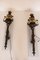 Mid-Century Bronze Sconces, Set of 2 1