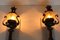 Mid-Century Bronze Sconces, Set of 2 2