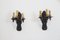 Wrought Iron Sconces, 1930s, Set of 2 4