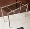 Smoked Glass and Nickel Console Table, 1968 13