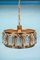 Mid-Century Crystal Pendant Lamp by Hans Agne Jakobsson for Orrefors, Image 1