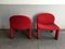 Italienische Mid-Century Sessel, 1980er, 2er Set 9