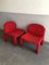 Italienische Mid-Century Sessel, 1980er, 2er Set 5