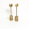 Brass Aniara Candleholders by Pierre Forsell for Skultuna, 1960s, Set of 2, Image 2