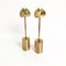 Brass Aniara Candleholders by Pierre Forsell for Skultuna, 1960s, Set of 2 1