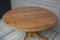 Round Soft Wood Dining Table, 1920s, Image 10