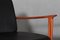 Black Aniline Leather PJ112 Lounge Chair by Ole Wanscher for Poul Jeppesens Møbelfabrik, 1960s 3