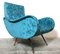 Vintage Italian Lounge Chair by Marco Zanuso, 1950s, Image 1