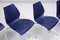 Blaue Esszimmerstühle von Vico Magistretti für Kartell, 1980er, 4er Set 9