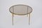 Circular Golden Brass Coffee Table from Vereinigte Werkstätten, 1960s 1