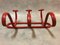 Antique Model S3 Red Bentwood Coat Rack by Thonet 1