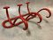 Antique Model S3 Red Bentwood Coat Rack by Thonet 8