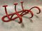 Antique Model S3 Red Bentwood Coat Rack by Thonet, Image 8