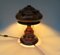 Lampade da tavolo Art Déco a fungo vintage in legno, set di 2, Immagine 8