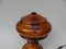 Vintage Art Deco Pilz Tischlampen aus Holz, 2er Set 7