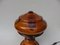 Vintage Art Deco Wooden Mushroom Table Lamps, Set of 2 7