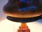 Lámparas de mesa Mushroom Art Déco vintage de madera. Juego de 2, Imagen 14