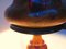 Vintage Art Deco Wooden Mushroom Table Lamps, Set of 2 14