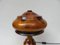 Lampade da tavolo Art Déco a fungo vintage in legno, set di 2, Immagine 13