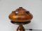 Vintage Art Deco Wooden Mushroom Table Lamps, Set of 2 13