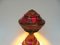 Lampes de Bureau Mushroom Vintage Art Déco en Bois, Set de 2 28