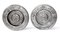 Antique Cast Iron Wall Plates from August Kitschelt, Set of 2, Image 1