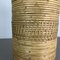 Mid-Century Rattan and Brass Umbrella Stand 11