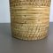 Mid-Century Rattan and Brass Umbrella Stand 8