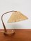 Teak and Sisal Table Lamp from Temde, 1950s 9