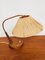 Teak and Sisal Table Lamp from Temde, 1950s 8