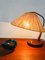 Teak and Sisal Table Lamp from Temde, 1950s 3