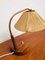 Teak and Sisal Table Lamp from Temde, 1950s 6