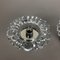 Vintage Floral Glass Sconces from Hillebrand Lighting, Set of 2 8