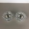 Vintage Floral Glass Sconces from Hillebrand Lighting, Set of 2 14