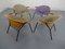 Dänische Balloon Chairs aus Wildleder von Hans Olsen für LEA Furniture, 1950er, 4er Set 23