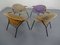 Danish Sueded Balloon Chairs by Hans Olsen for LEA Furniture, 1950s, Set of 4, Image 23