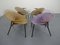 Danish Sueded Balloon Chairs by Hans Olsen for LEA Furniture, 1950s, Set of 4 9