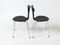 Black Leather Mosquito Chair by Arne Jacobsen for Fritz Hansen, Image 2
