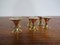 Gold-Plated Candle Holders from BSF, 1960s, Set of 6 5