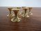 Gold-Plated Candle Holders from BSF, 1960s, Set of 6 11