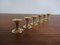 Gold-Plated Candle Holders from BSF, 1960s, Set of 6 12