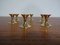 Gold-Plated Candle Holders from BSF, 1960s, Set of 6, Image 6